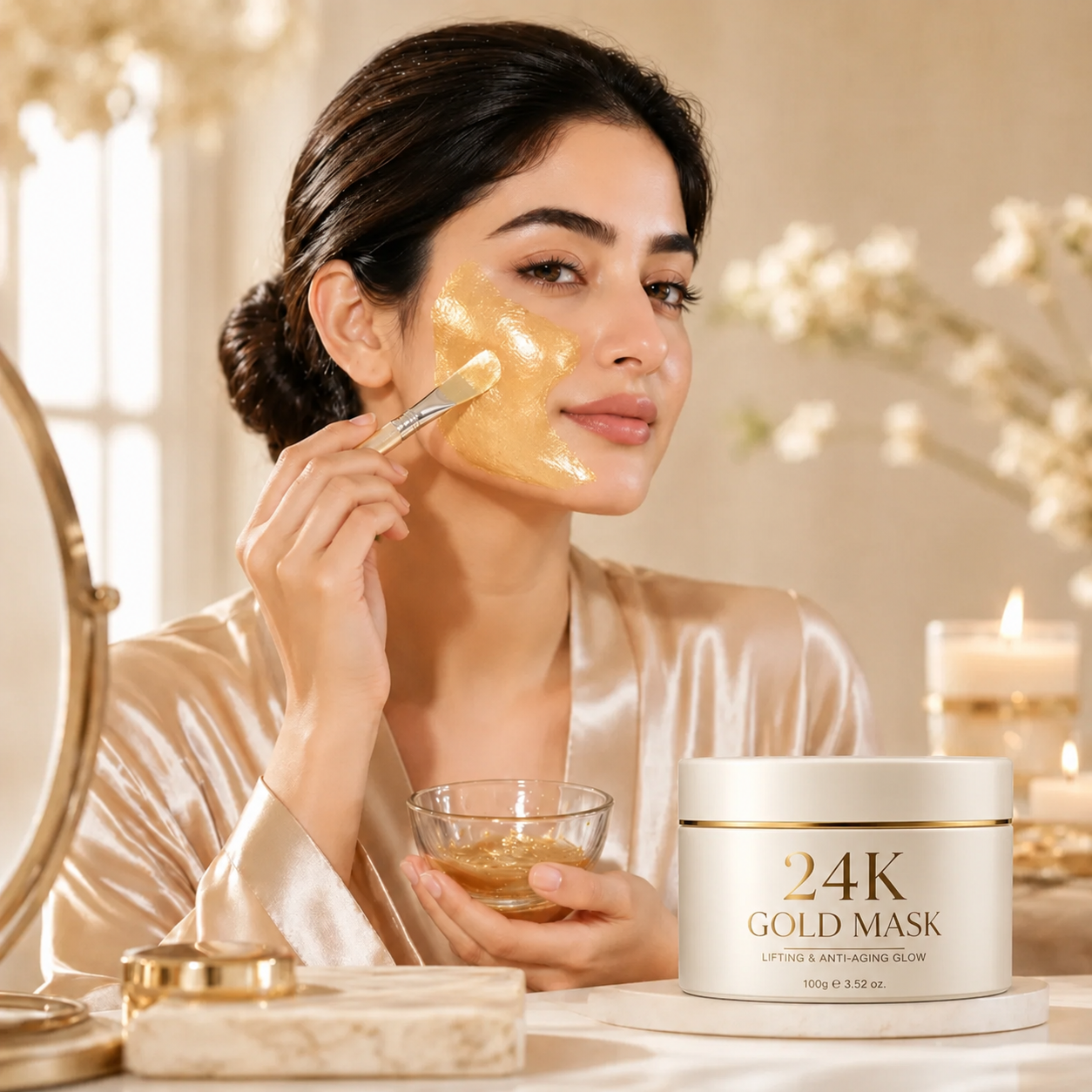 24K Gold Face Mask | Premium Gold Face Mask
