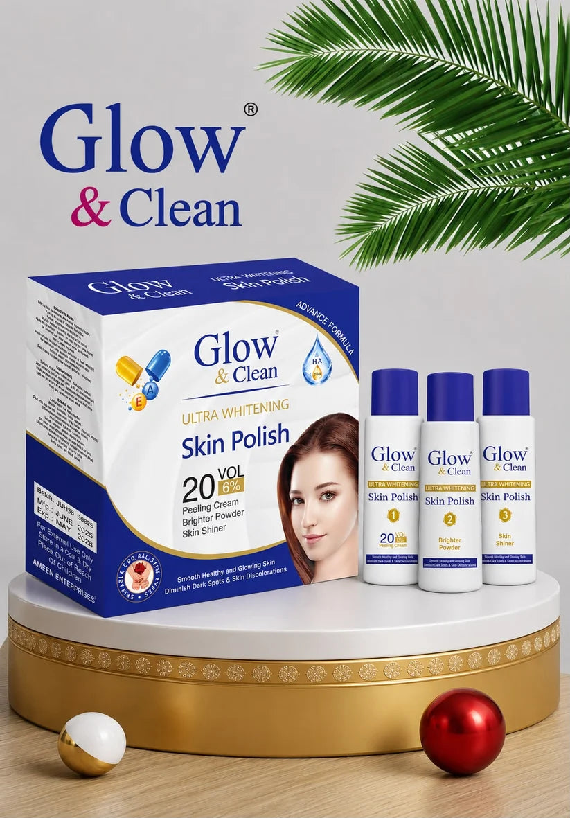 GLOW & CLEAN Ultra Whitening Skin Polish